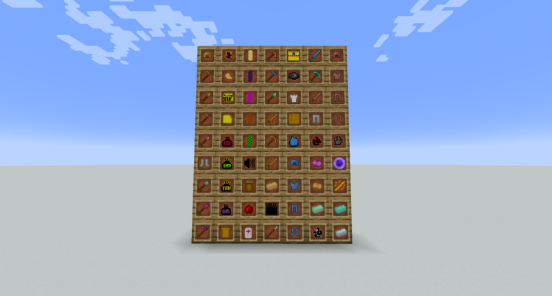Some of the PlatinumCraft Items