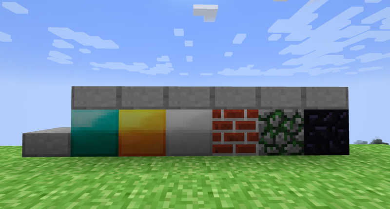 Some of the alpha blocks.