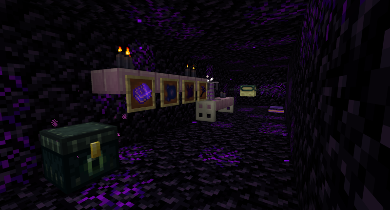 End Content, ranging from the new Ender Brewing Stand, Ender Dust, Dimensional Eye, Teleporters and more!