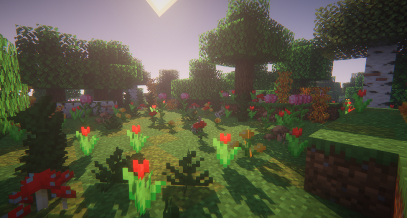 More Colorful Flower Forests with new flowers!