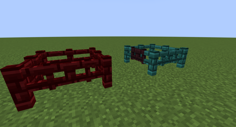 More nether brick fences and fence gates!