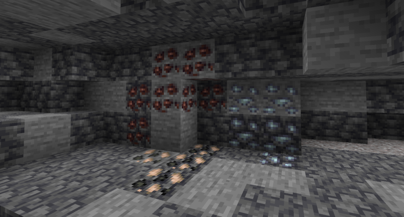 The Overworld ores