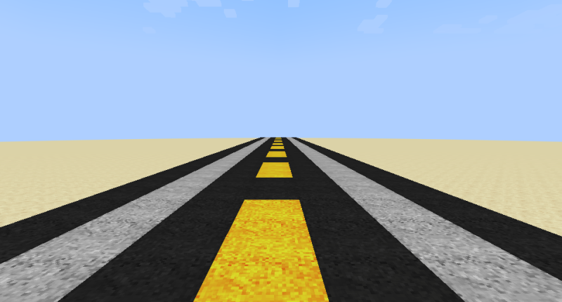 Asphalt Blocks, useful to create roads to travel quickly