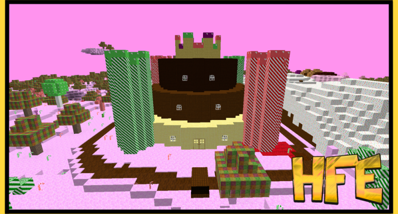 The castle of the candy boss is found in the candy dimension, defeat him if you dare!