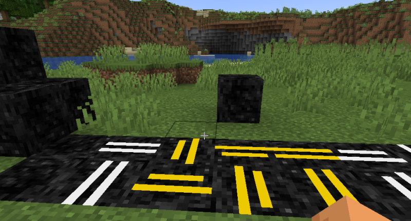 Asphalt: A new block type used with yellow and white line types you see on roads in real life 