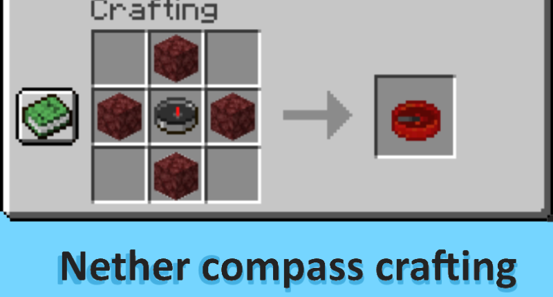 Crafting of Nether Compass