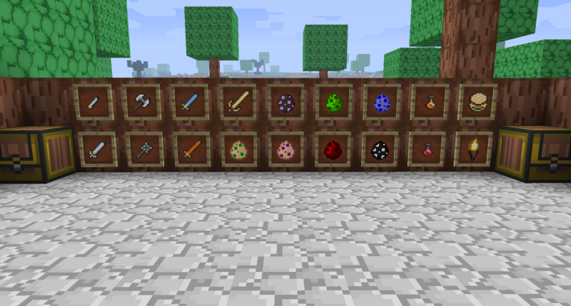 Items and Spawn Eggs