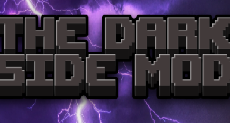 This is the Dark Side - An Mod that adds an new dimension.