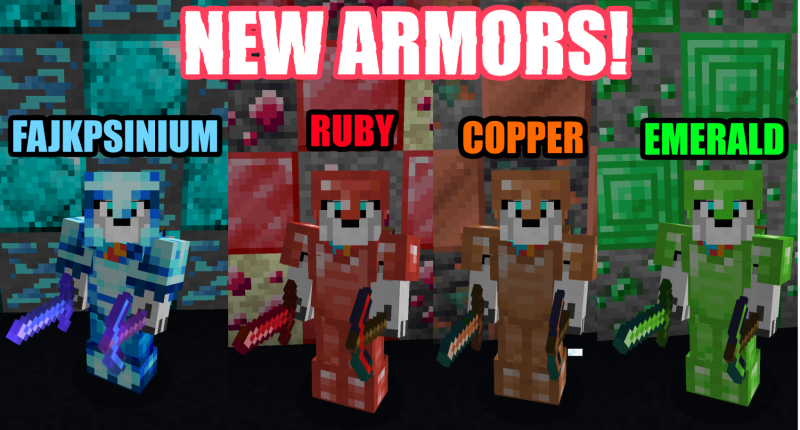 New Armors and Tools!