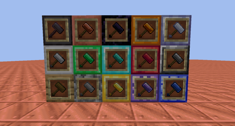 Hammers! (they mine in a 3x3 pattern)