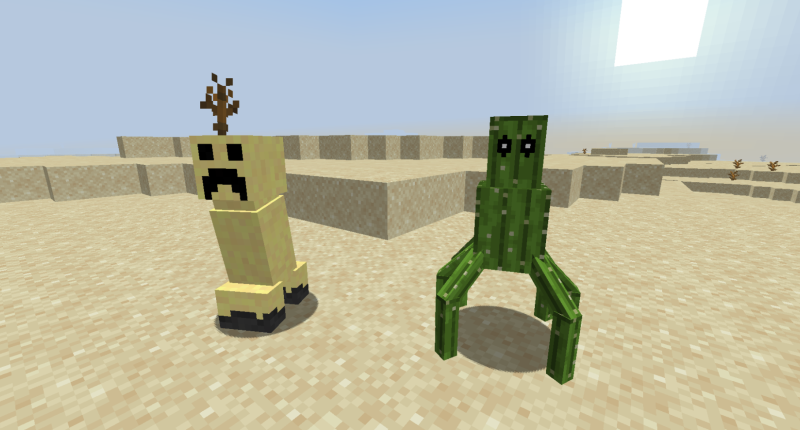 Sand creeper and cactus mimic