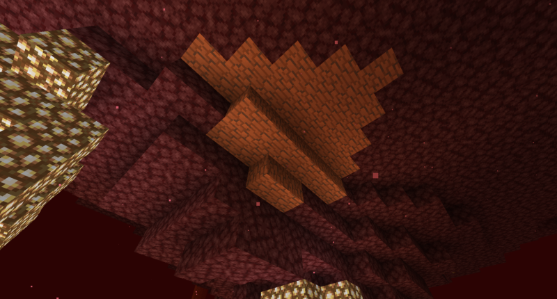 A patch of serandite in the nether