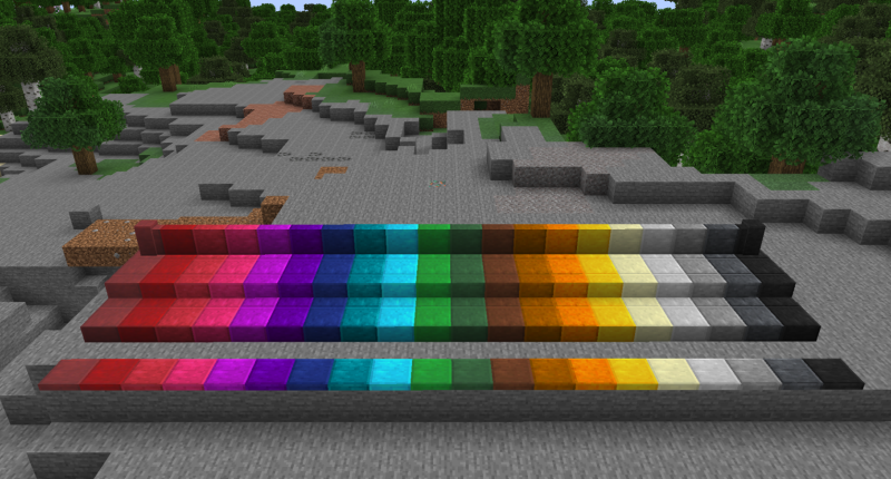 Polished/Metallic Gem Blocks - 20 colours of building block!
