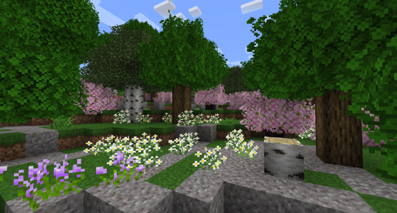 Flower forests, now extra-flowery.