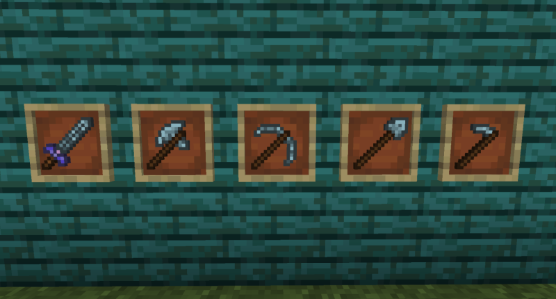 This is the new tier of tools, the 'Soulsteel' tools.