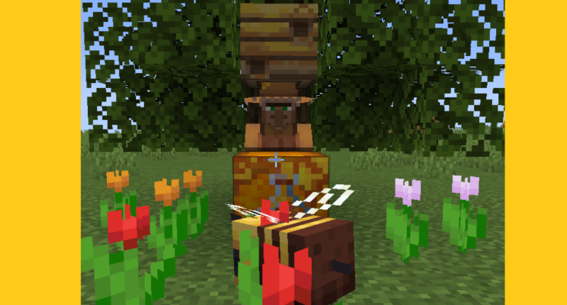 Trade with him for bee stuff(honey, yum!!)