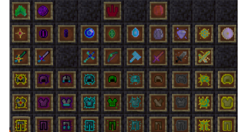 all the gems and armour