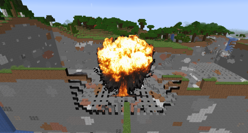 The Explosion (Mushroom Cloud is actualy what it looks like!)