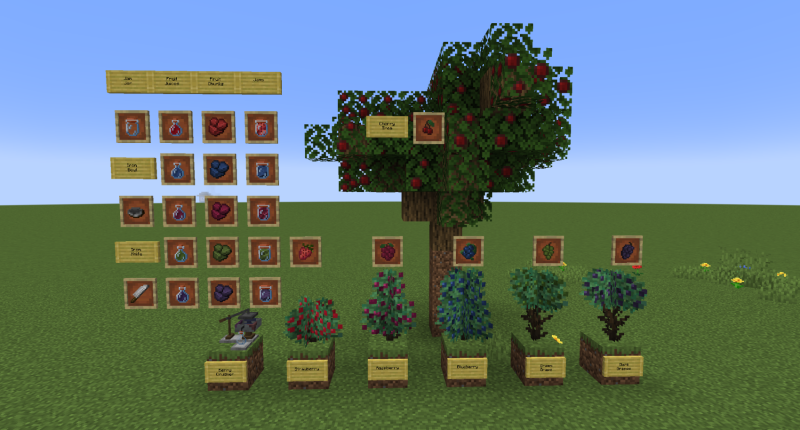 Mod items and blocks