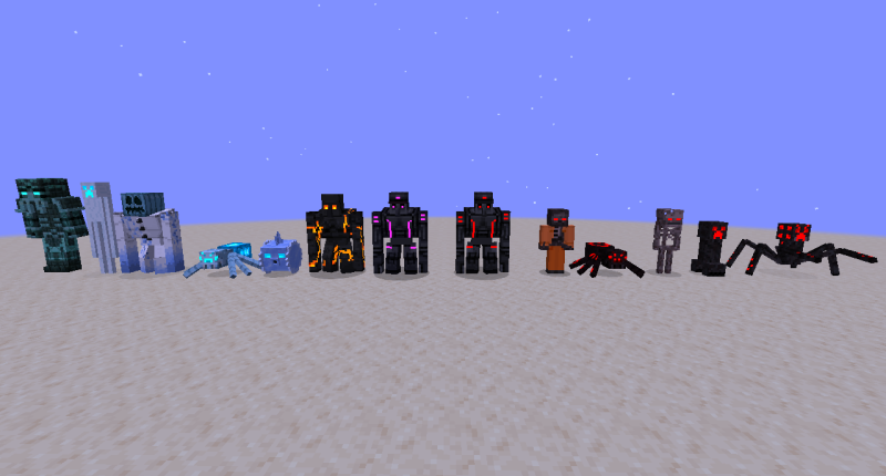 All the mobs added so far