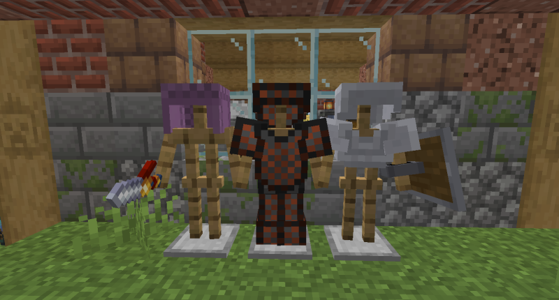 New Armor Sets, Armor Stand With Arms and Farlands Dagger