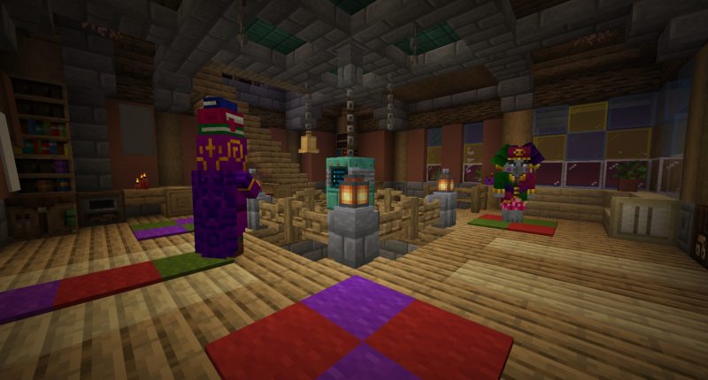 The Archivist + The Jester hanging out in a Bounty Lodge