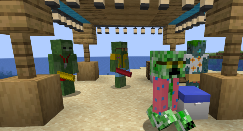 New Beach-Themed Mobs