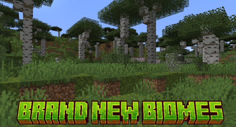 Brand new biomes ! 