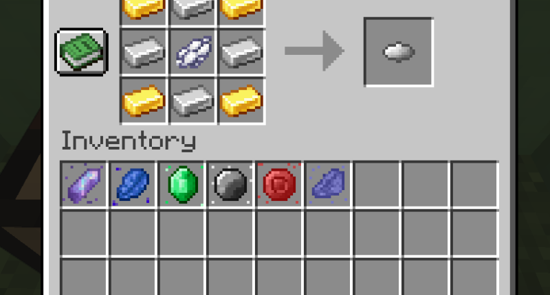 Gem convertor crafting recipe