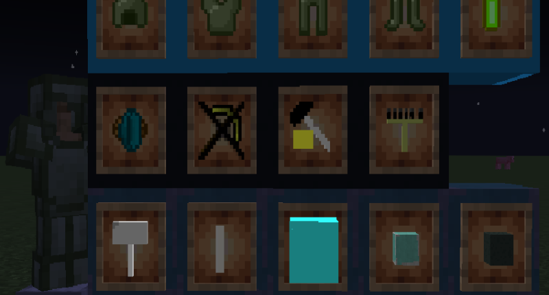 The logo/ a bunch of the items and armor!