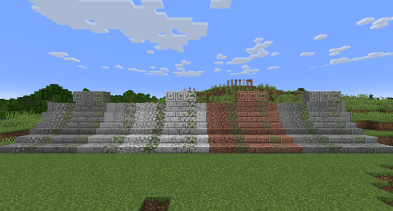 Variants of vanilla blocks