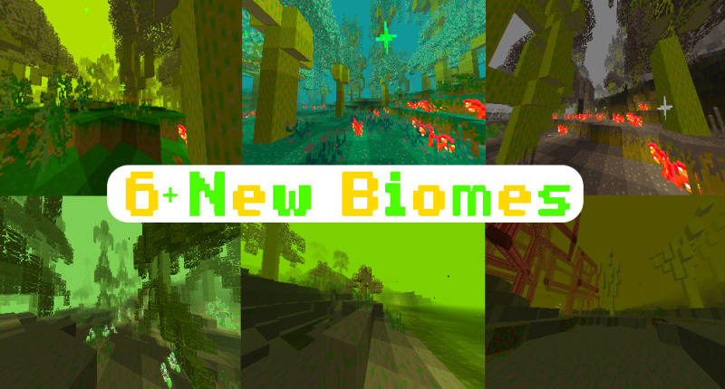 6+ New Biomes