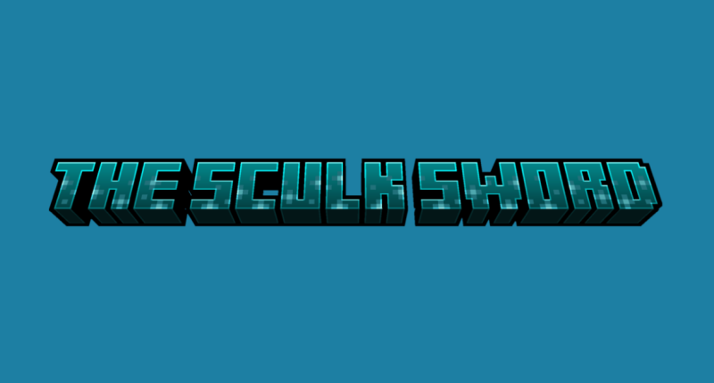 Logo for the Sculk Sword Mod