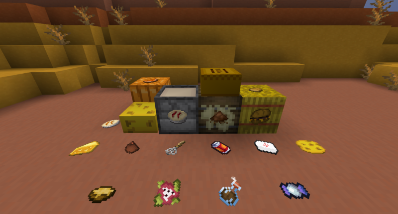 Some items & blocks added