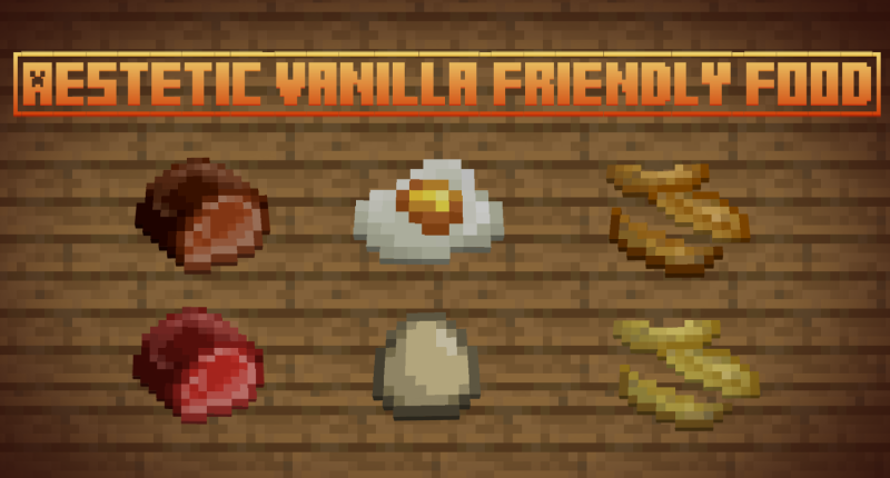 Aestetic vanilla friendly food