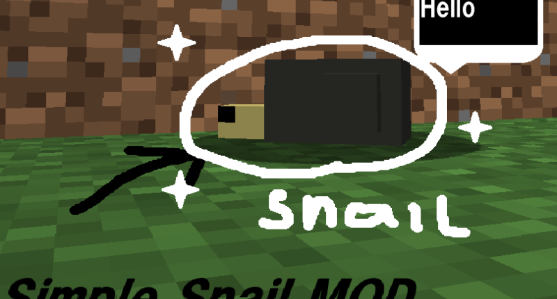 This mod adds snails and their items.