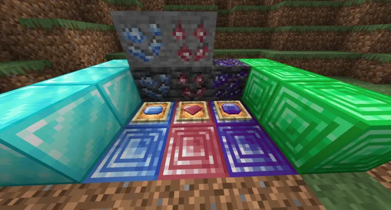 Gems used for trading with the Cave Miner Villager