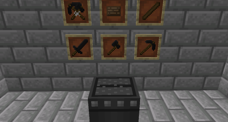 Items and Crusher! Ignore the flint axe its not there anymore