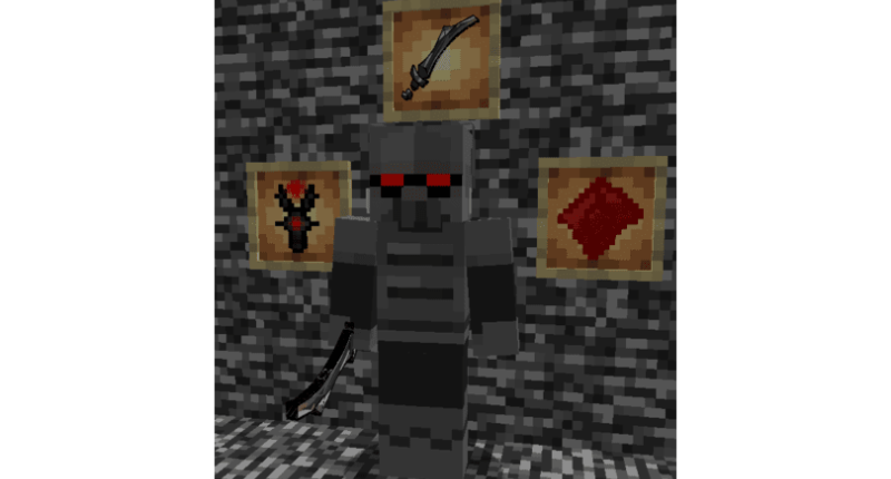 Necromancer from this mod, including the items!