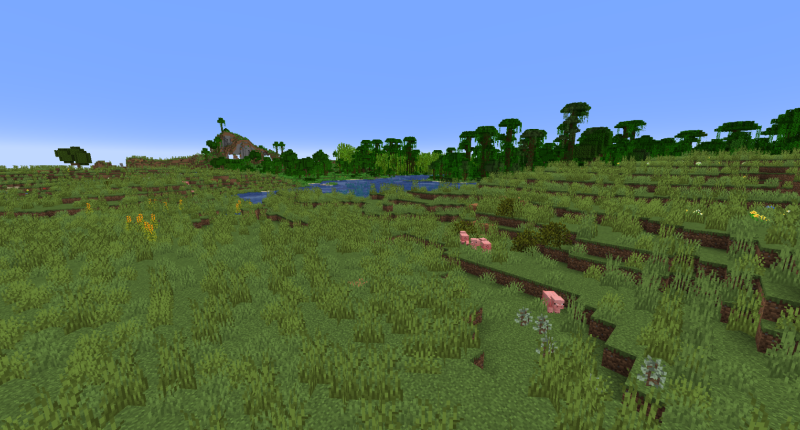 Plains Biomes now look like grasslands, not large lawns!