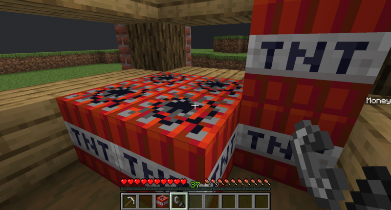 TNT in a house