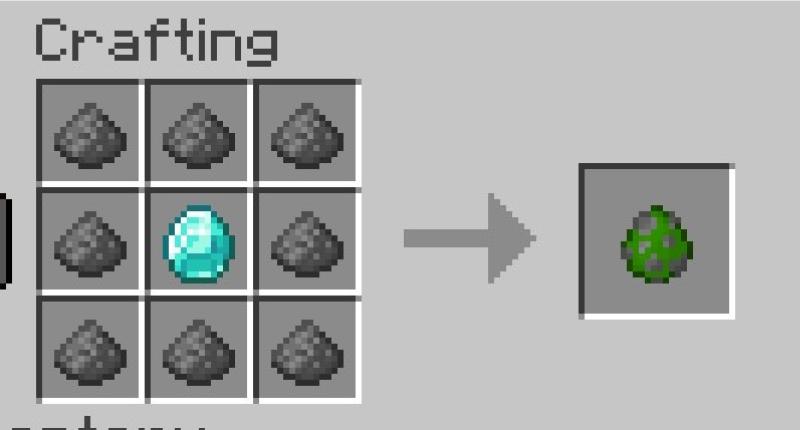 Baby Creeper Spawn Egg Recipe