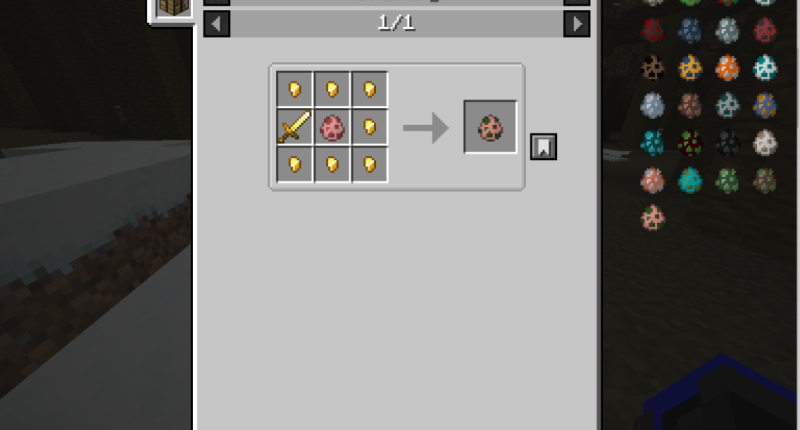 an example of a spawn egg recipe