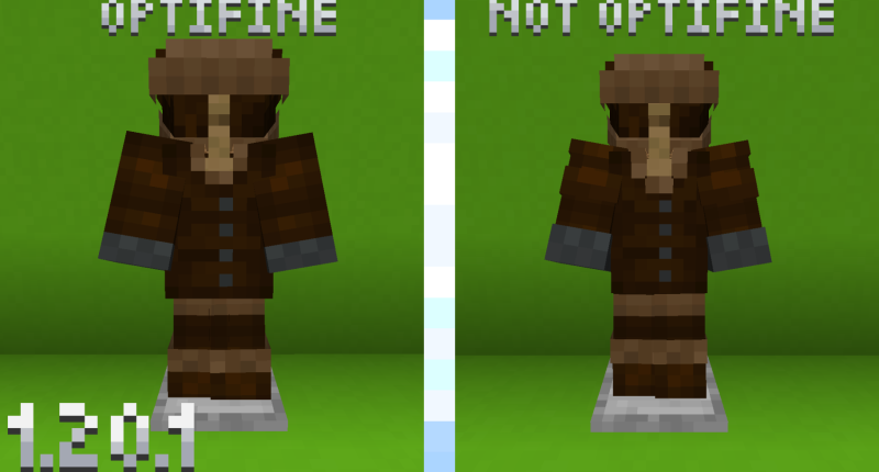 Armor with optifine/not optifine