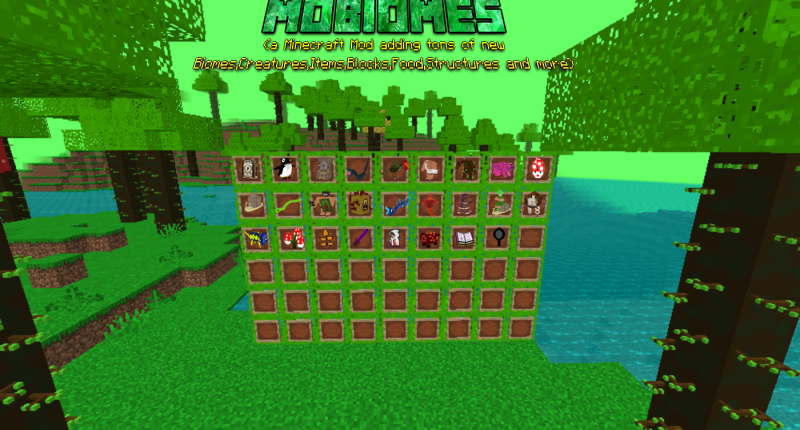 New items,weapons,food,armors,blocks,plants,structures and more