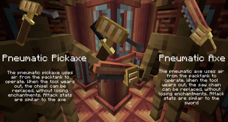 Pneumatic Pickaxe & Pneumatic Axe