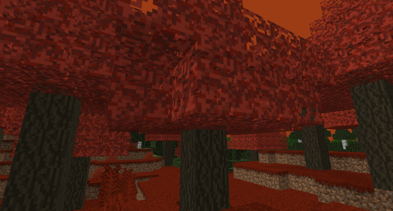 The Maple Forest, the main biome in which you can find the ingredients for making syrup and some other plants aswell,