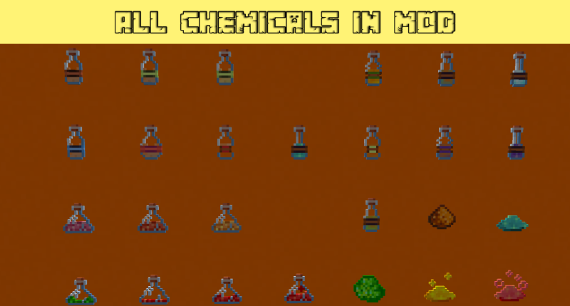 All chemicals in mod(Version 1.0.9)