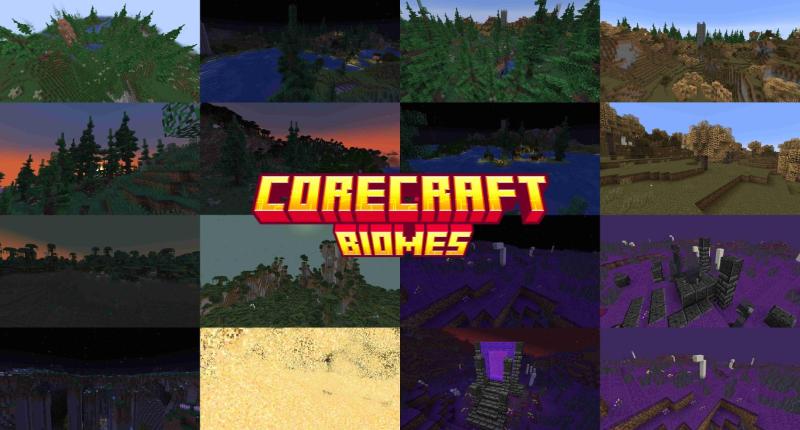 Biomes are one of the main features in my mod. There are dozens of them, and each offers something interesting and beautiful. Many of them feature new bosses, enemies, and completely unique fauna and flora.