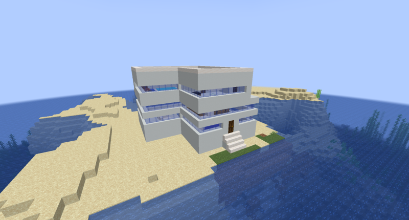 Modern House on beach